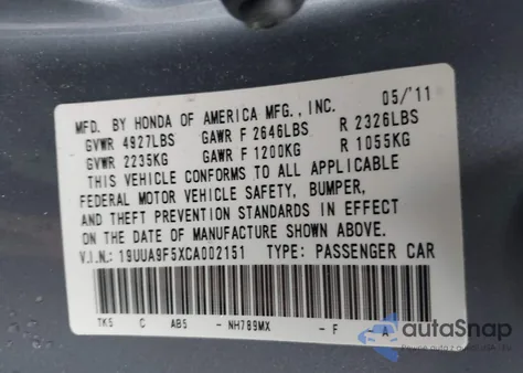 2012 Acura Tl 3.7 z USA, uszkodzony, nr VIN 19UUA9F5XCA002151